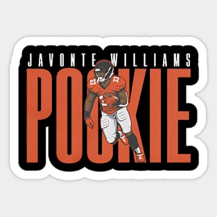 Javonte Williams Pookie Sticker